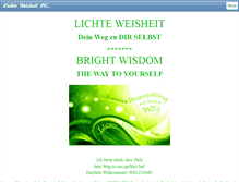 Tablet Screenshot of lichte-weisheit.com